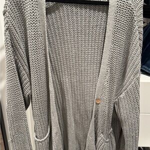 TALULAH Gray Women's Cardigan Sweater